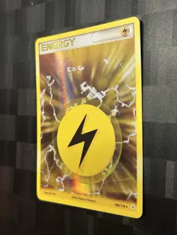Lightning Energy Holon Phantoms #108/110 Pokemon Card TCG - Image 3