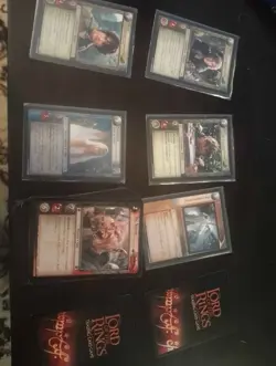 few lord of the rings trading card game bulk a few hundred cards - Image 1