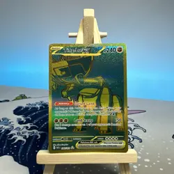 244/091 TING-LU EX HYPER RARE PALDEAN FATES POKEMON CARD - Image 1