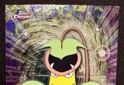 VICTREEBEL #71, Series 1 - 2000, Topps TV Animation Edition Chrome Pokemon Card - Image 3