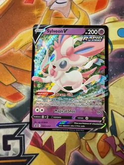 Pokemon - Sylveon V - SWSH202 - Black Star Promo - Half Art Card NM - Image 1
