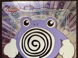 POLIWHIRL #61, Series 1 - 2000, Topps TV Animation Edition Chrome Pokemon Card - Image 3