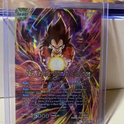 Dragon Ball Super Card Game Ss4 Vegeta Ultimate Evolution Bt11 032 Uc - Image 1