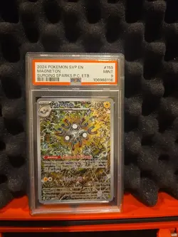 Pokemon TCG Magneton SVP 159 Promo Card Surging Sparks Psa 9 - Image 1