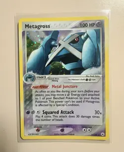 Metagross 11/101 EX Hidden Legends Holo Rare Vintage Pokemon TCG Card! - Image 1