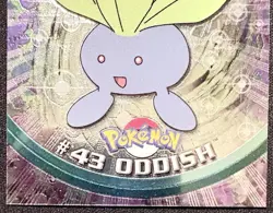 ODDISH #43, Series 1 - 2000, Topps TV Animation Edition Chrome Pokemon Card - Image 4