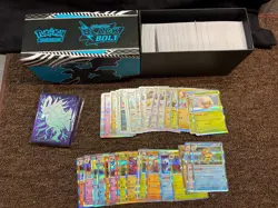 Pokemon Card Lot + Black Bolt Elite Trainer Box (ETB) 500+ Cards & Extras - Image 1