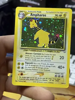 Ampharos 1/64 Neo Revelation 2000 Holo Rare WOTC Pokemon Card TCG - Image 3