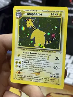 Ampharos 1/64 Neo Revelation 2000 Holo Rare WOTC Pokemon Card TCG - Image 4