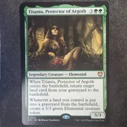 Titania, Protector of Argoth - Outlaws of Thunder Junction Commander (MTG) - Image 1