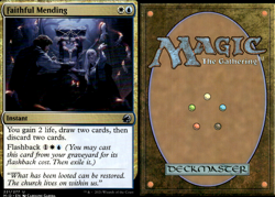 Magic the Gathering -MTG-Faithful Mending - Image 1