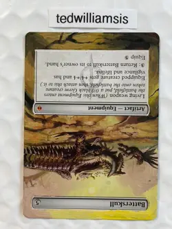 Batterskull MtG New Phyrexia Hand Painted Altered Art Extended & Borderless - Image 4