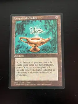 MTG ALADDIN'S LAMP EXC LAMPADA DI ALADINO FBB 1 EDIZIONE BLACK BORDER - Image 1