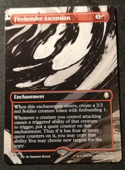 Firebender Ascension - Borderless - TLA - MTG - EN - NM - 0312 - Image 1