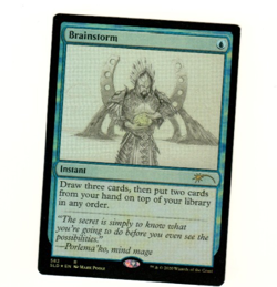 Brainstorm Sketch Style Secret Lair Foil Magic The Gathering Single Card - Image 3