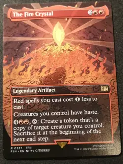 The Fire Crystal - Borderless - FIN - MTG - EN - NM - 0337 - Image 1