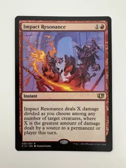 Impact Resonance MTG Magic the Gathering Card NM Near Mint C14 - Image 1