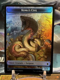 MTG | Koma’s Coil - Scion Of The Deep Token ✨FOIL✨ [Foundations] - Image 1