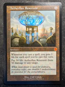Aetherflux Reservoir - Retro - The Brothers' War (MTG) - Image 1