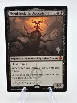 Magic the Gathering - DMU Sheoldred, The Apocalypse 107/281 Mythic NM - Image 1