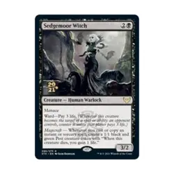 WOTC MtG Prerelease Promos Sedgemoor Witch (R) (Foil) NM - Image 1