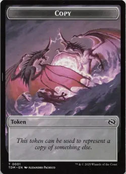 Copy // Monk Double-Sided Token T Tarkir: Dragonstorm 1 // 3 - LP - Image 1