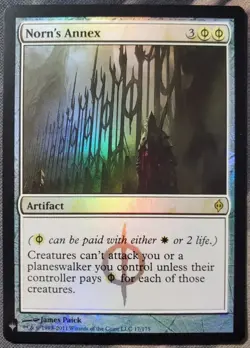 mtg magic Norn's Annex FOIL ENGLISH mystery booster MB the list Annexe de Norn - Image 1