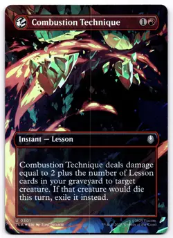 Combustion Technique (Borderless) Foil U Avatar: The Last Airbender 301 NM TLA - Image 1