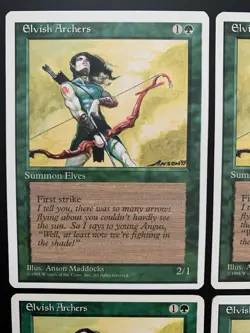 MtG | 4x Elvish Archers | Fourth Edition | Magic the Gathering | *Kult - Image 2