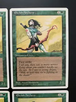 MtG | 4x Elvish Archers | Fourth Edition | Magic the Gathering | *Kult - Image 3