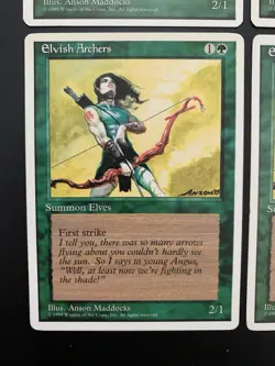 MtG | 4x Elvish Archers | Fourth Edition | Magic the Gathering | *Kult - Image 4