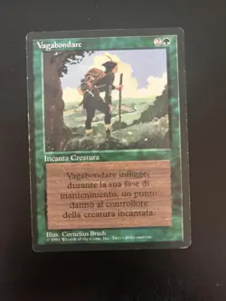 MTG WANDERLUST EXC VAGABONDARE FBB 1 EDIZIONE BLACK BORDER MAGIC - Image 1