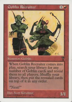 Goblin Recruiter U Anthologies 14 - LP MTG - Image 1