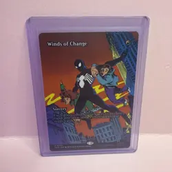 Winds Of Change Borderless - N/M - Spider Man - MTG Magic The Gathering Card - Image 1