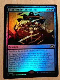 Mtg Magic: # FOIL # Fluchtuch-Umhullung,Cursecloth Wrappings, DEUTSCH, Zombies - Image 1