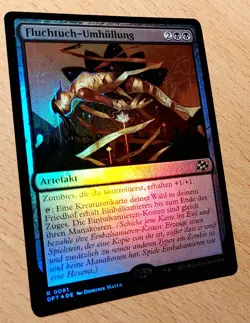 Mtg Magic: # FOIL # Fluchtuch-Umhullung,Cursecloth Wrappings, DEUTSCH, Zombies - Image 2
