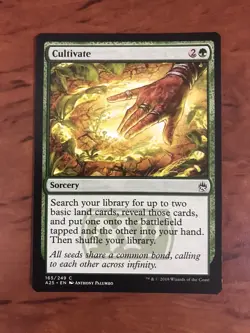 Cultivate MTG Magic the Gathering Card NM Near Mint Starter Commander SCD - Image 1