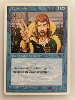 Gegenzauber Counterspell (4th Edition, 1995) Magic Karte MtG EX - Image 1