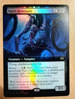 Mtg Magic: FOIL Qarsi Revenant / Qarsi-Wiederganger, FOIL, ENGLISCH, Mint - Image 1