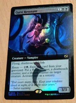Mtg Magic: FOIL Qarsi Revenant / Qarsi-Wiederganger, FOIL, ENGLISCH, Mint - Image 2