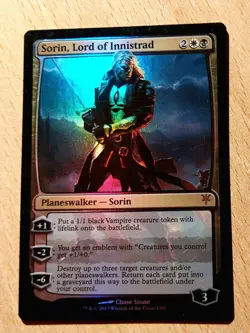 Mtg Magic: # FOIL # Sorin, Furst von Innistrad, Lord of Innistrad, PLANESWALKER - Image 2