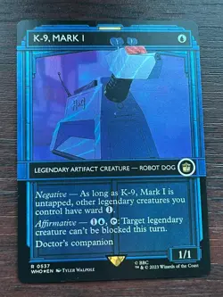 1x FOIL SHOWCASE K-9, MARK 1 - Doctor Who - MTG - Magic the Gathering - Image 1