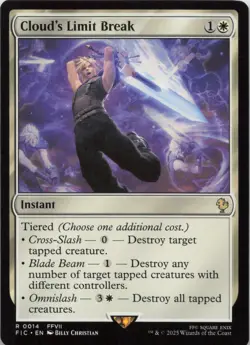 Cloud's Limit Break R Commander: FINAL FANTASY 14 LP-NM - Image 1