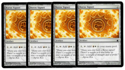 TCG MtG 270 Magic Ravnica: City of Guilds Boros Signet Playset (4) - Image 1