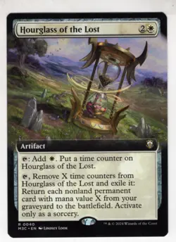 MTG Modern Horizons 3 Commander Rare Card #0040 Hourglass Of The Lost - Image 1