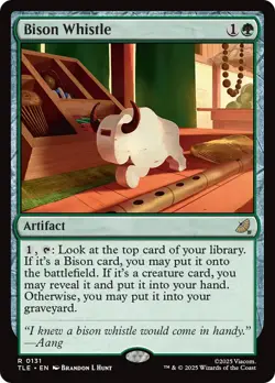 Bison Whistle [Avatar: The Last Airbender: Eternal-Legal] Foil Near Mint - Image 1