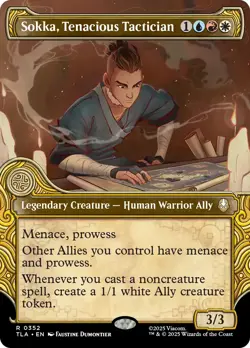 Sokka, Tenacious Tactician (Showcase) [Avatar: The Last Airbender] Foil Near Mi - Image 1