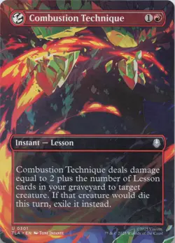 Combustion Technique (Borderless) U Avatar: The Last Airbender 301 NM MTG - Image 1