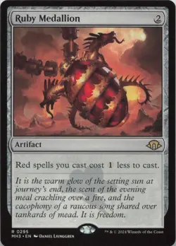 Ruby Medallion R Modern Horizons 3 295 - LP MTG - Image 1