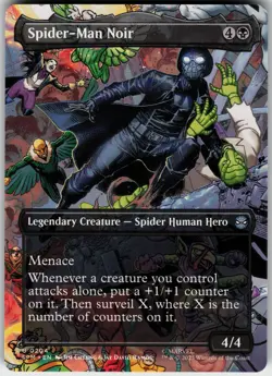 SPIDER-MAN NOIR (BORDERLESS) 204 MARVEL'S SPIDER-MAN UNCOMMON 2025 LP - Image 2